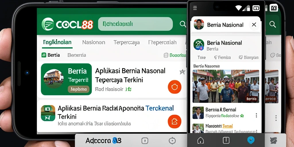 Tampilan antarmuka aplikasi COCOL88 yang modern dan intuitif.