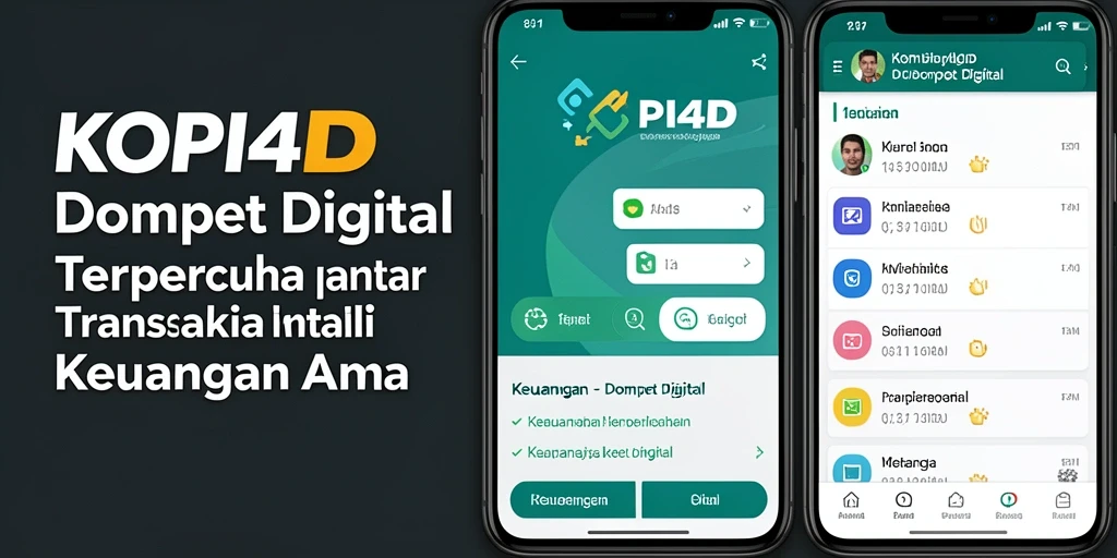 Antarmuka KOPI4D yang sederhana dan fungsional.