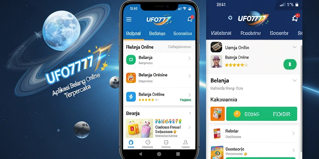 Antarmuka aplikasi UFO777 yang menarik dan mudah digunakan.