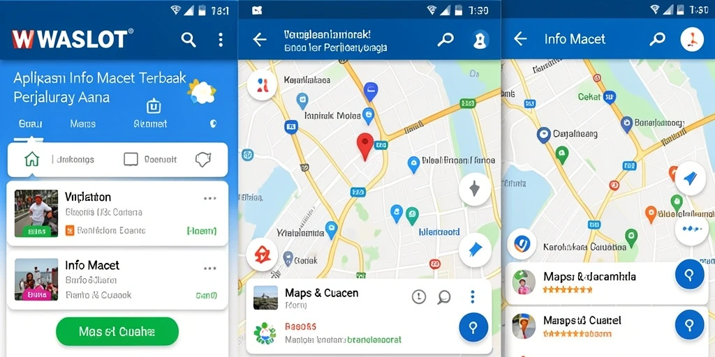 Tampilan antarmuka WASLOT yang intuitif dan informatif.